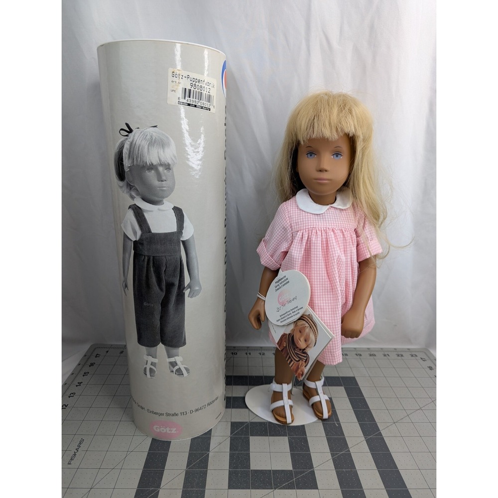 Gotz Sasha Doll Sarah Pink Dress Tube Papers